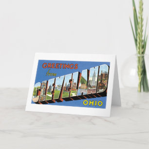 Carte Salutations de Cleveland, Ohio !