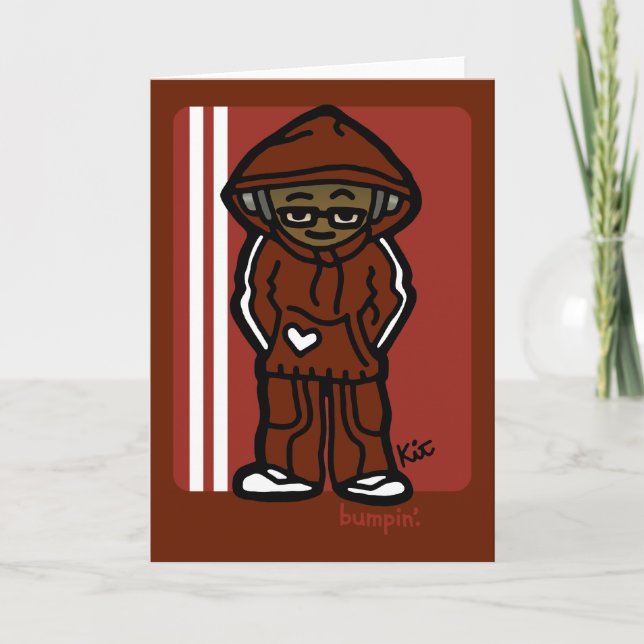 Carte salutations de da hood. (Devant)