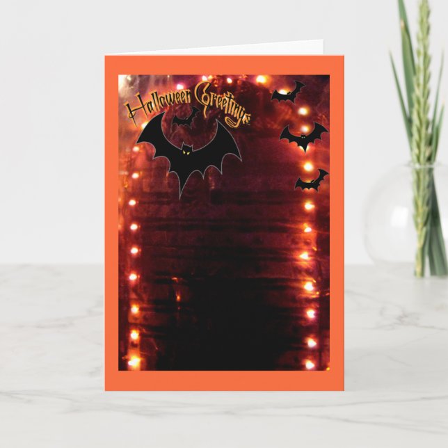 Carte Salutations de Halloween (Devant)