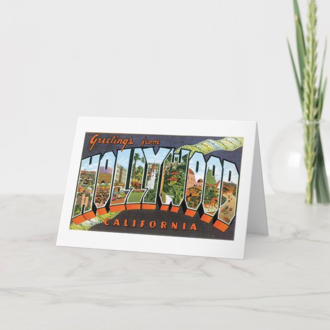Carte Salutations de Hollywood ! (Devant)