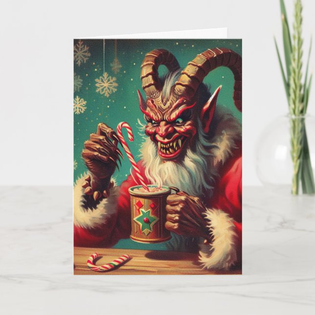 Carte Salutations de Krampus (Devant)