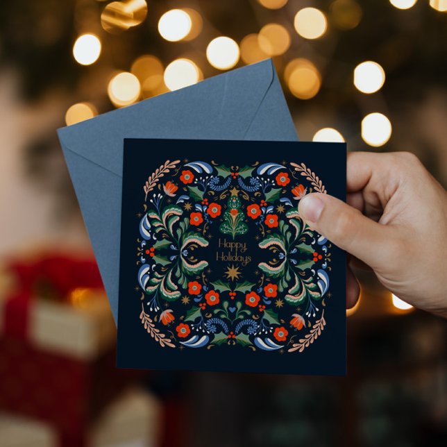 Carte Salutations de Noël nordique (Créateur téléchargé)