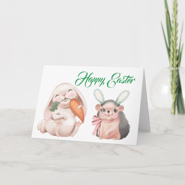 Carte Salutations de Pâques (Devant)