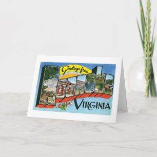 Carte Salutations de Roanoke, Virginie