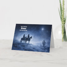 Salutations de saison de l'Arizona Cowboy de Noël