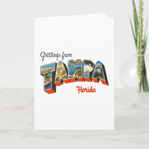 Carte Salutations de Tampa, la Floride
