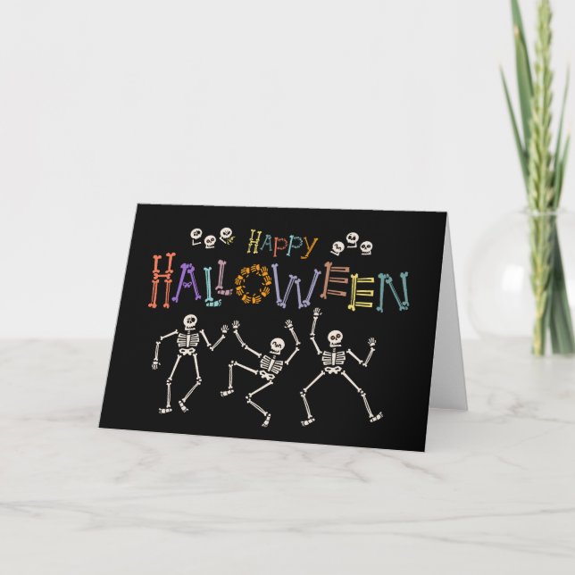 Carte Salutations d'Halloween (Devant)
