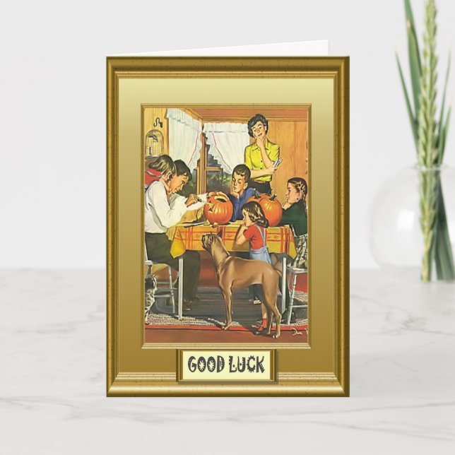 Carte Salutations d'Halloween (Devant)