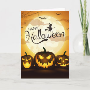Carte Salutations d'Halloween