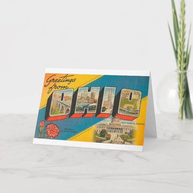 Carte Salutations d'Ohio (Devant)