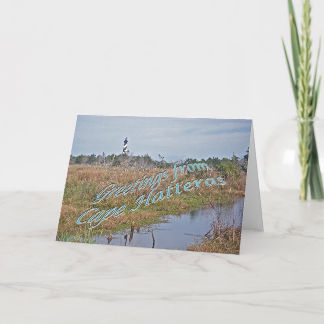 Carte Salutations du Cap Hatteras OBX (Devant)