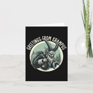 Carte Salutations Du Festival de Noël Gruss Vom Krampus