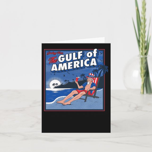 Carte Salutations Du Golfe Des Etats-Unis (Devant)