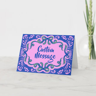 Carte Salutations Glamour