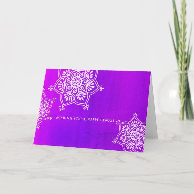Carte Salutations mystiques de Diwali (Devant)