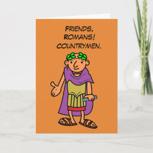 Cartes De Vœux Empereur Romain Zazzle Fr