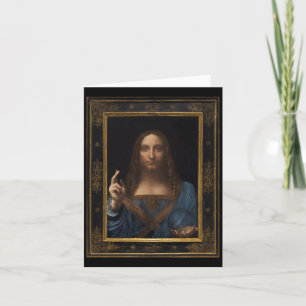 Carte Salvator Mundi by Leonardo da Vinci