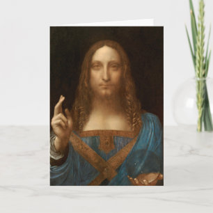 Carte Salvator Mundi (Sauveur du Monde) (da Vinci)