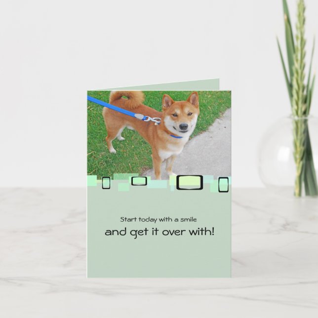 Carte Sam The Smiling Shiba Inu (Devant)