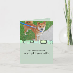 Carte Sam The Smiling Shiba Inu