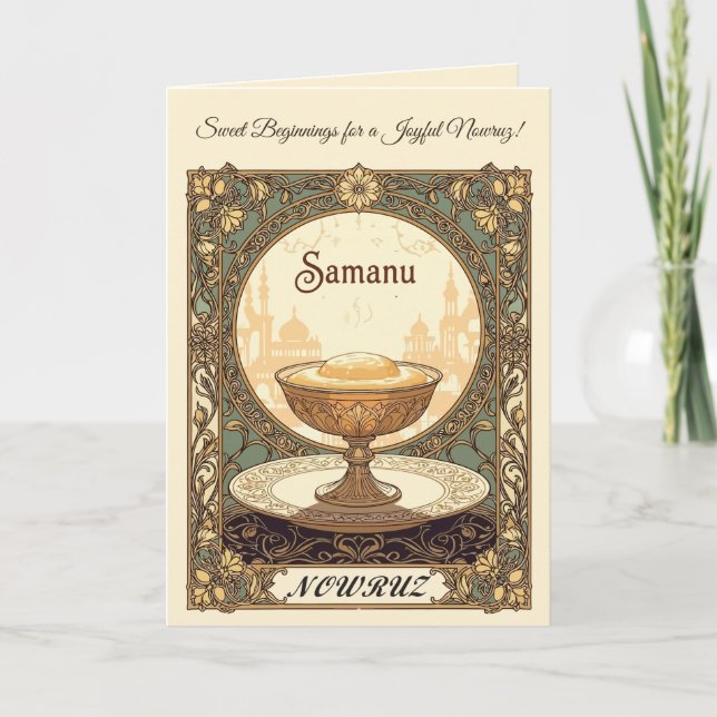 Carte Samanu l'esprit doux du Nowruz (Devant)