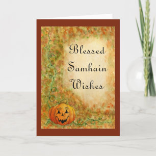 Carte Samhain souhaite la Carte-Personnaliser