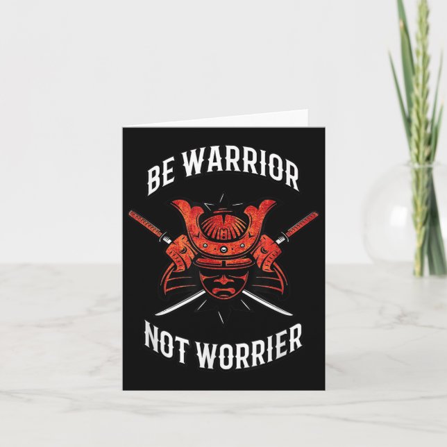 Carte Samurai Motivation, Musashi Srit  (Devant)