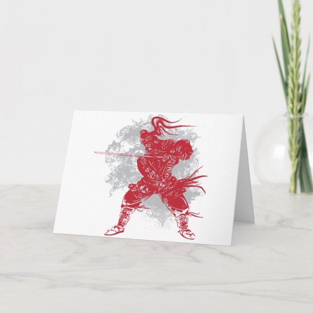 Carte Samurai Pose (Devant)