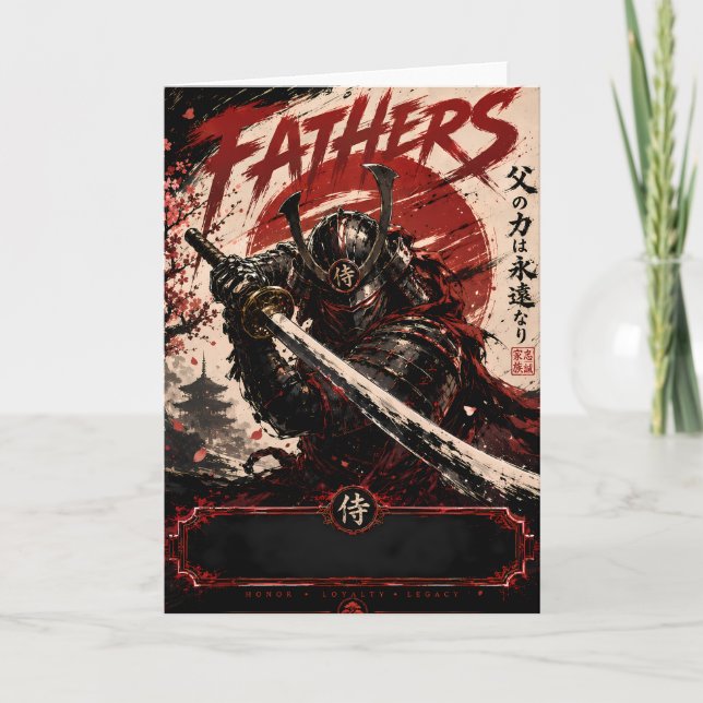 Carte Samurai Protector Father Card (Devant)