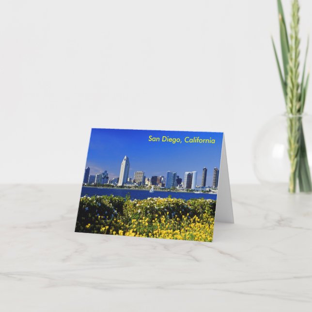 Carte San Diego, la Californie (Devant)