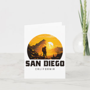 Carte San Diego Randonnée Souvenir extérieur