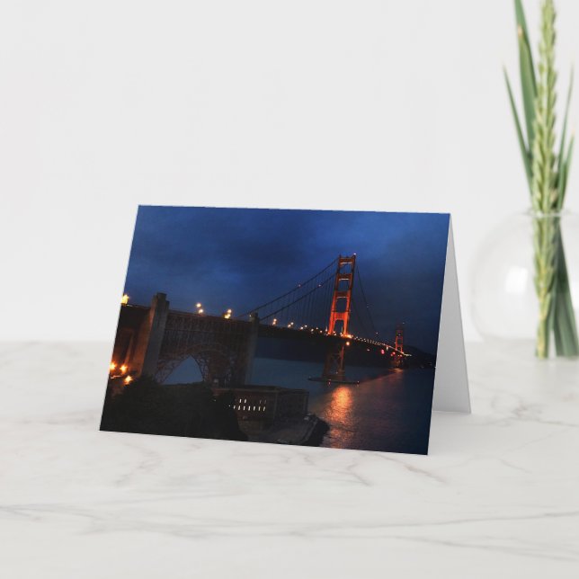 Carte San Francisco Golden Gate Bridge #6 Card (Devant)