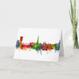 Carte San Sebastian Espagne Skyline