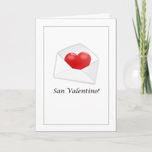 Carte San Valentino - Heureuse Sainte-Valentin italien