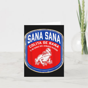 Carte Sana Sana Colita De Rana Drôle Infirmière Vintage 