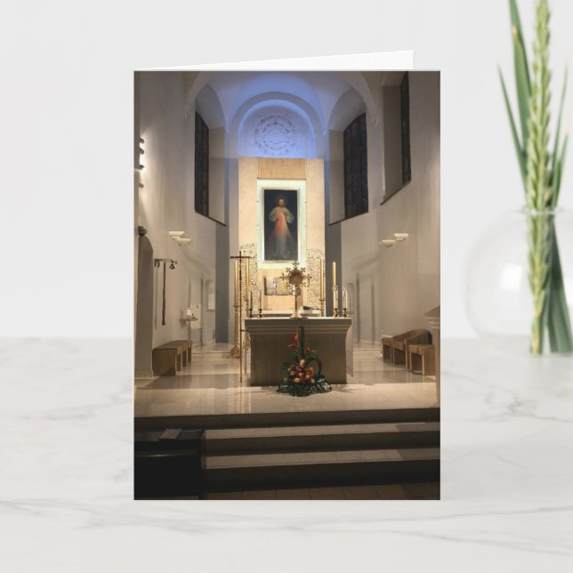 Carte Sanctuaire de la Divine Mercy Vilnius Card Blank (Devant)