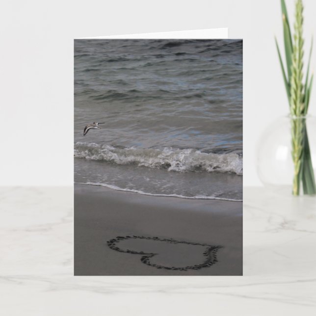 Carte Sandpiper en amour (Devant)
