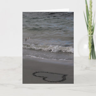 Carte Sandpiper en amour