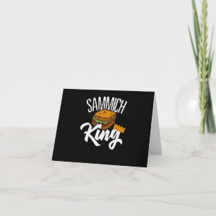 Carte Sandwich King   amateur de nourriture   cuisine ca