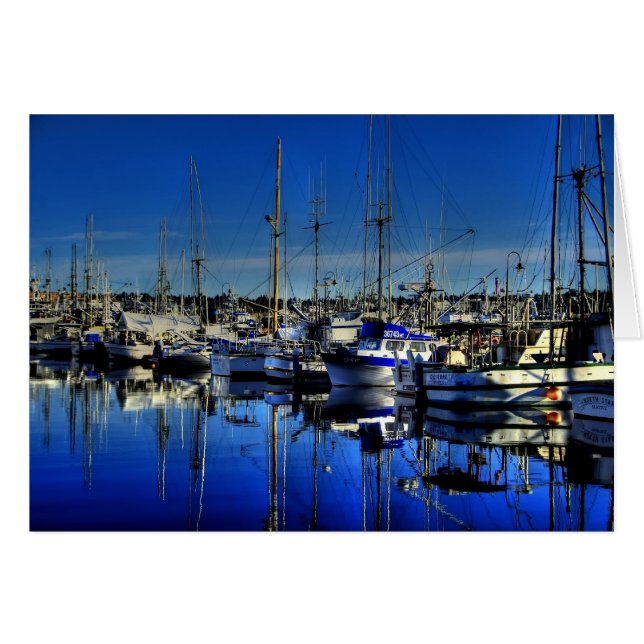 Carte sans bateau de pêche (Devant horizontal)