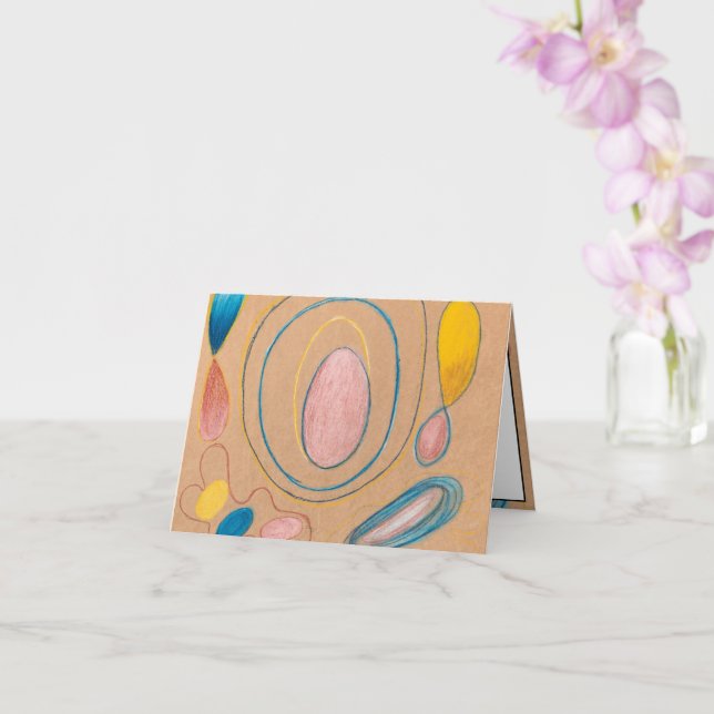 Carte Sans titre, 1908 par Hilma af Klint (Orchidée)