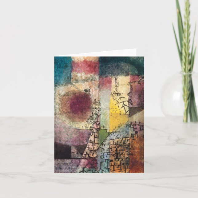 Carte Sans titre 2 de Paul Klee, Art Abstrait (Devant)