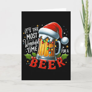 Carte Santa C'est le moment le plus merveilleux pour une