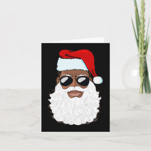 Carte Santa Claus Black Xmas Santa Afro African American