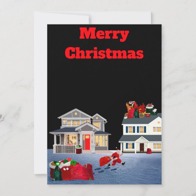 Carte Santa Claus Hustle (Devant)