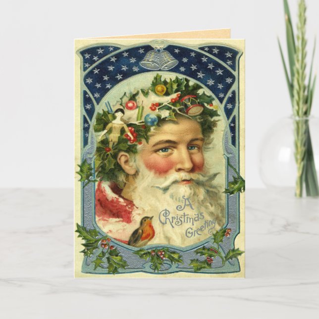Carte Santa Claus Old World (Devant)