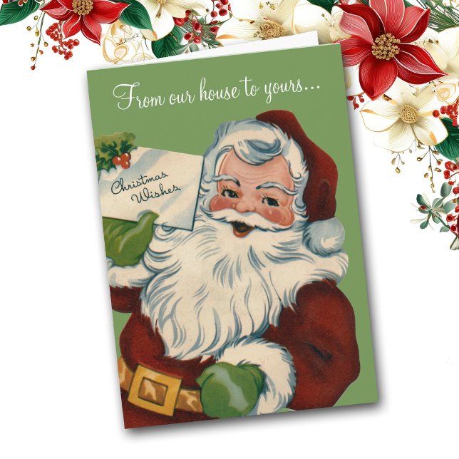 Carte Santa Claus rétro (Créateur téléchargé)