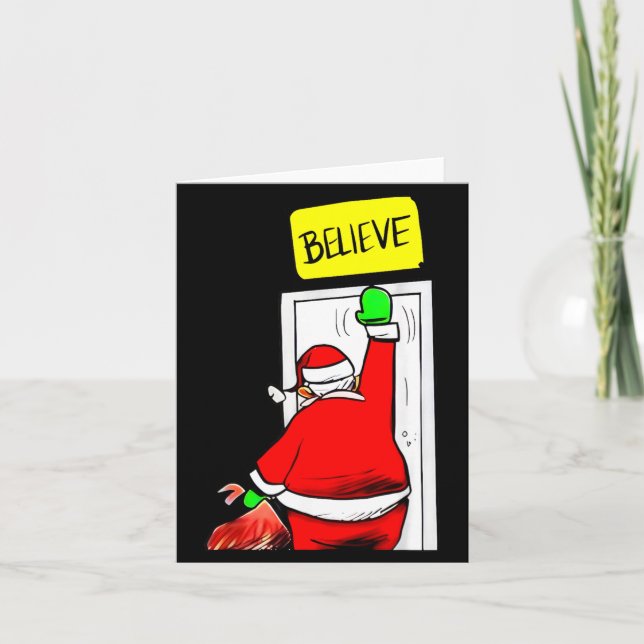Carte Santa croit à Noël (Devant)