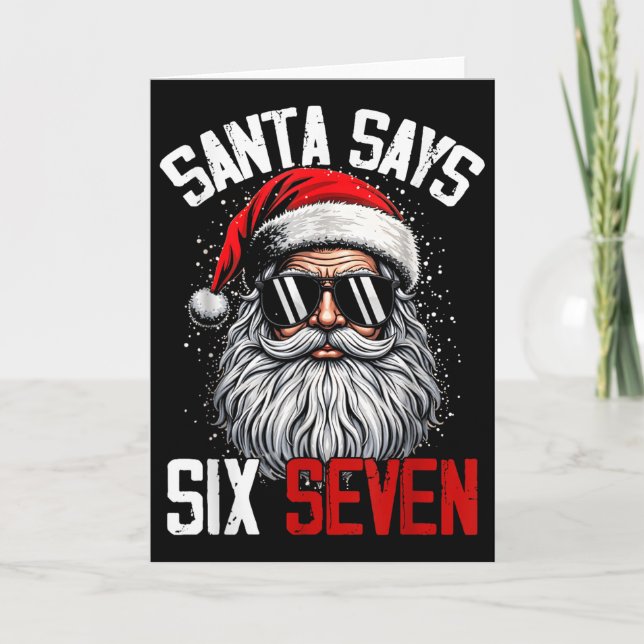 Carte Santa dit Six Sept 67 Génération Z Alpha Argot Chr (Devant)