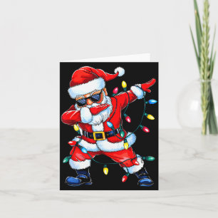 Carte Santa en dab Xmas Lumière Filles Garçons Enfants D